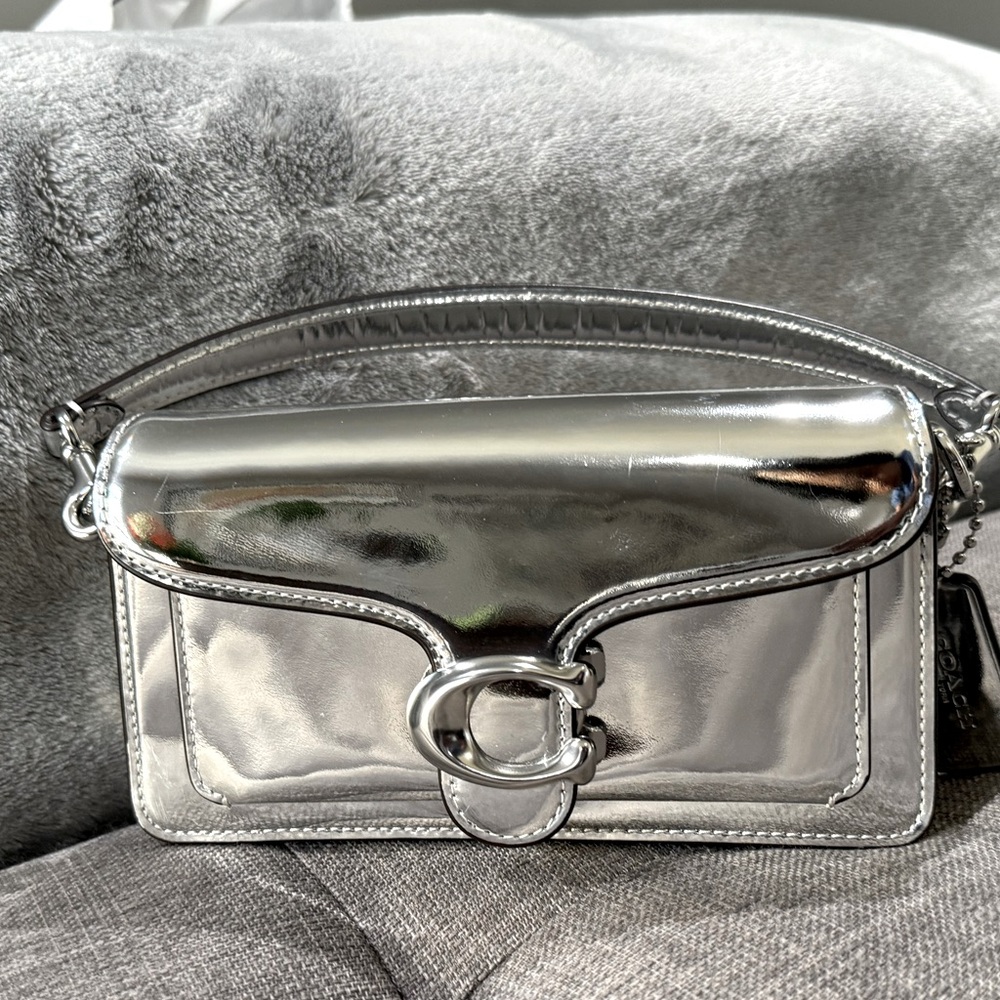 COACH METALLIC TABBY 20 *Used/As Is*